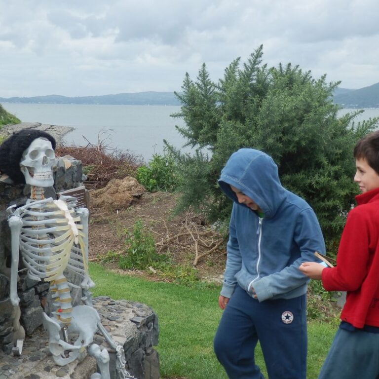 שיחה עם שלד אירי ידידותי