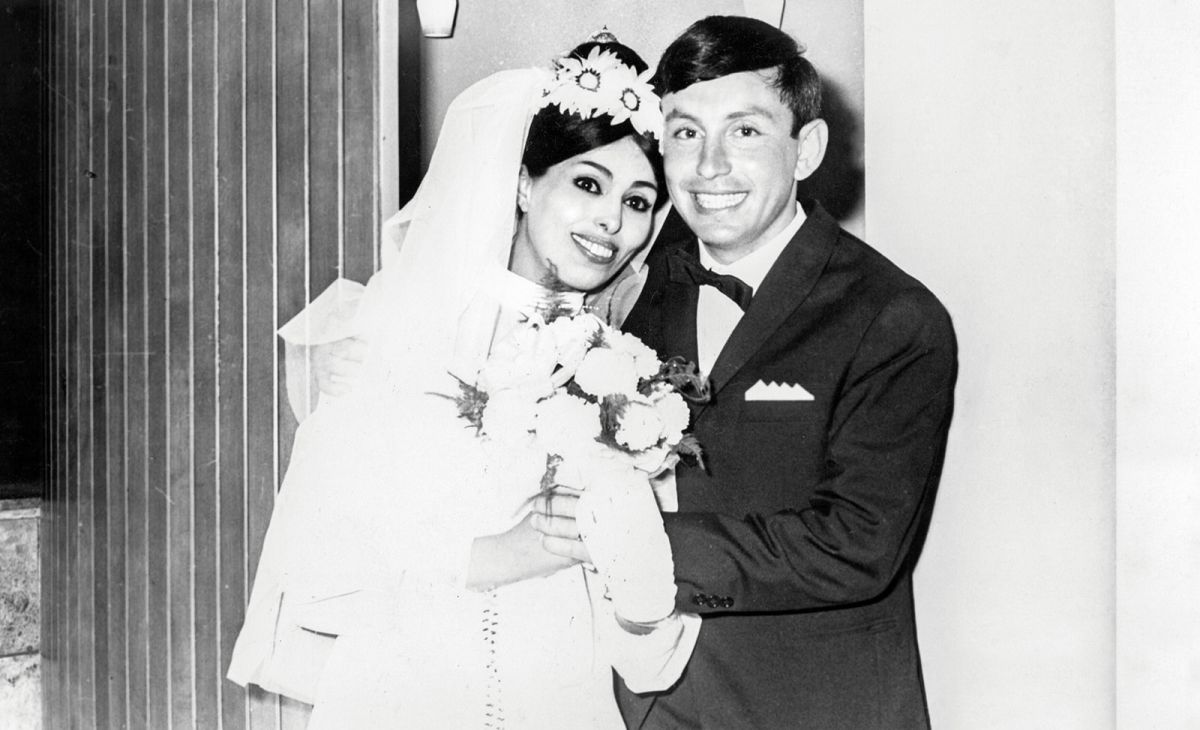 בטקס החתונה שנערכה אחרי מלחמת ששת הימים