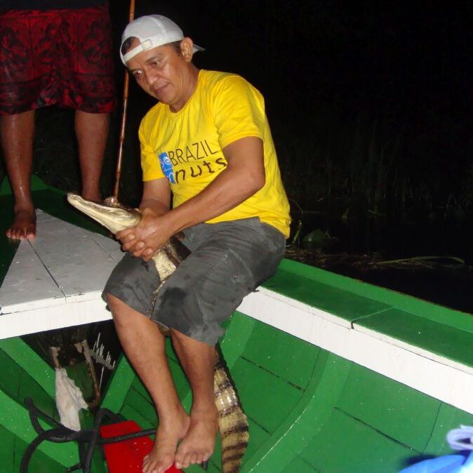 גם למקצוענים לא קל להשתלט על התנינים, לא מעיזים להתעסק עם הגדולים