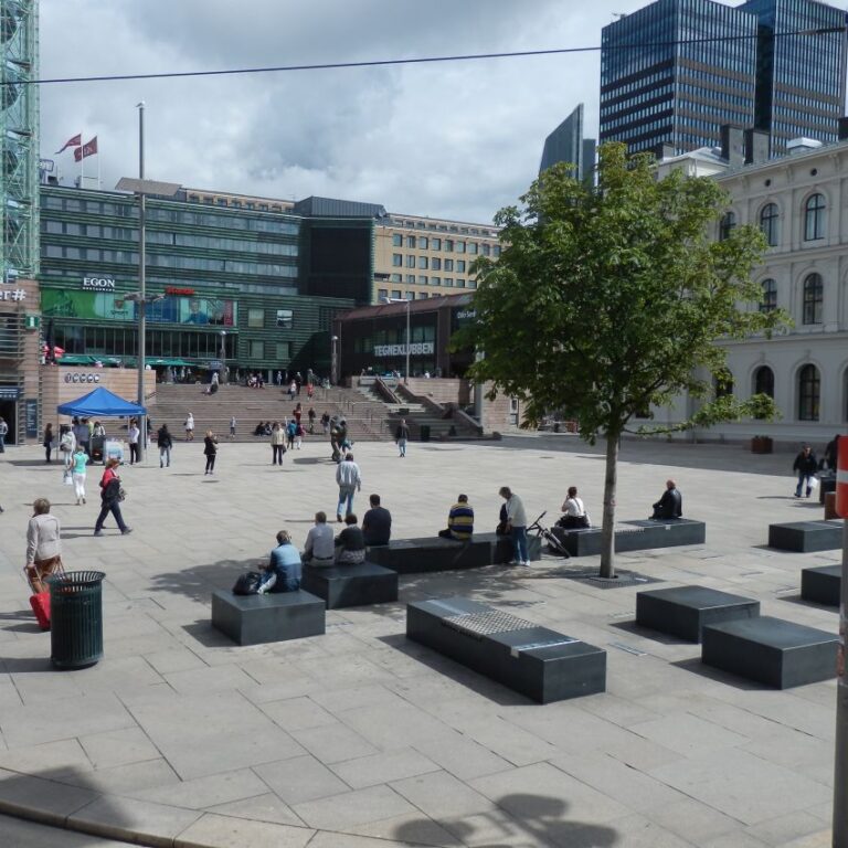 כיכרות נרחבות בערי סקנדינביה