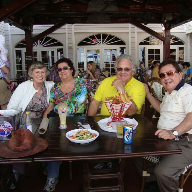 מפגש עם הזוג לוין במיאמי לפני ההפלגה לאמזונס