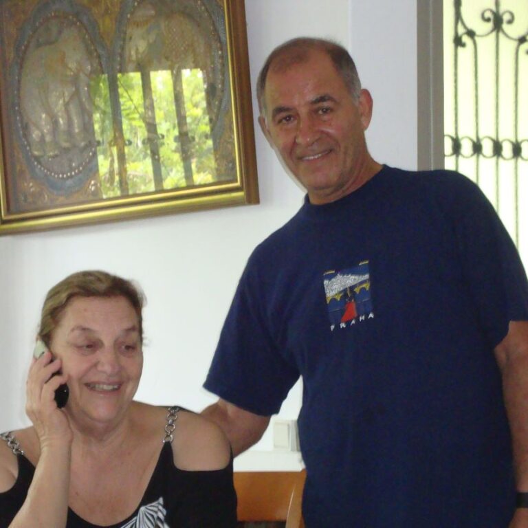 עם נורית אחותי ובעלה ניסים