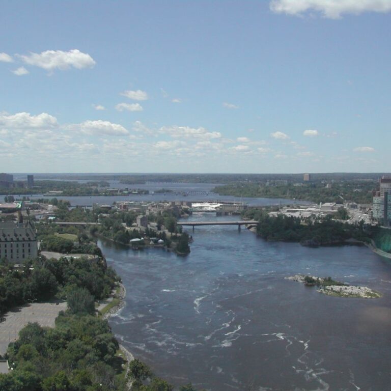 העיר אוטווה מבט מלמעלה