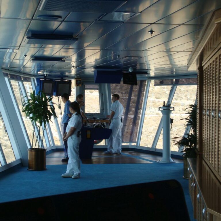 ביקור בקוקפיט של הספינה, אורחים של הקפטן