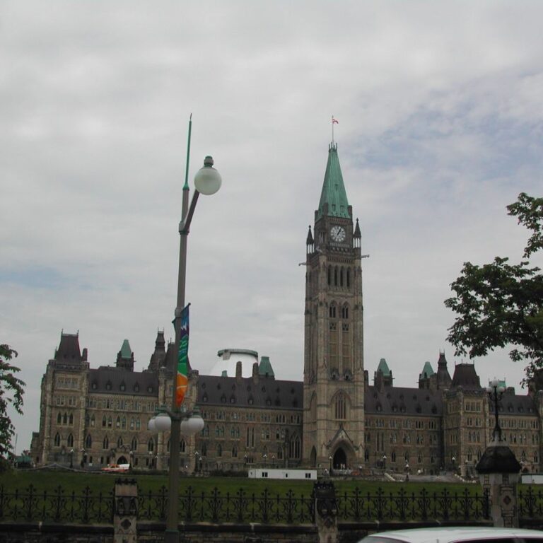 בנין הפרלמנט הקנדי באוטווה