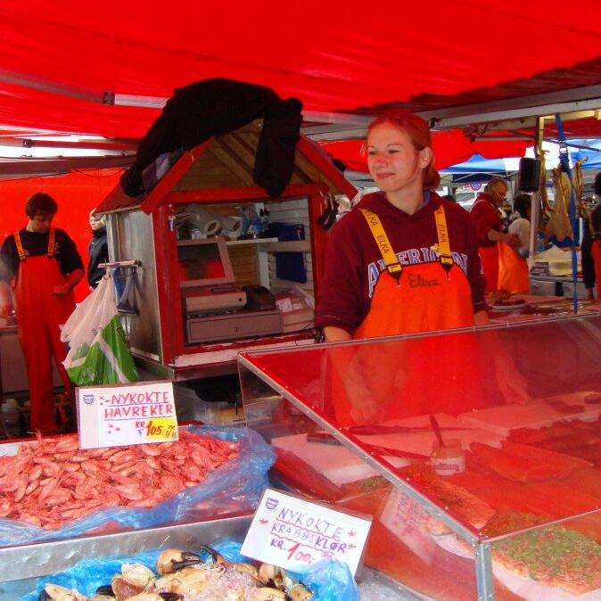 דייגת נורבגית בברגן