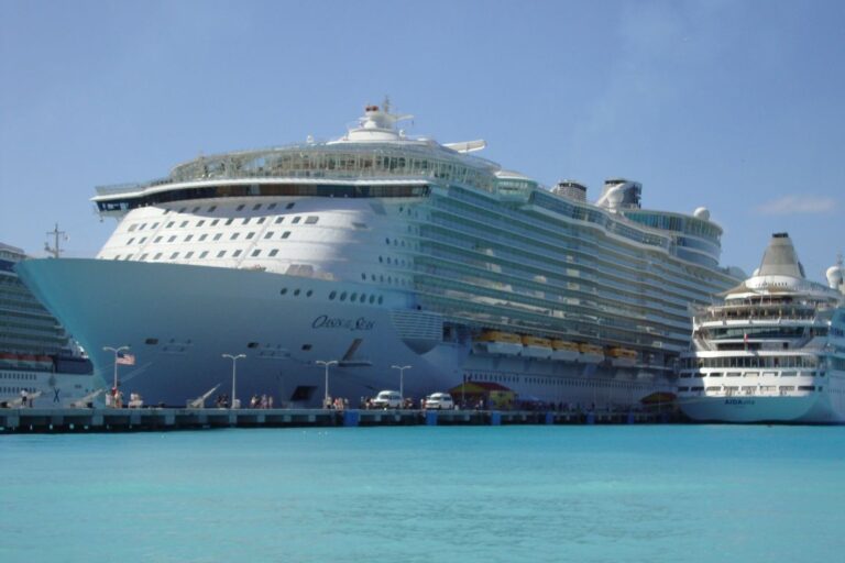 הספינה הגדולה בעולם נראית כמו אמא אווזה ליד אחיותיה-