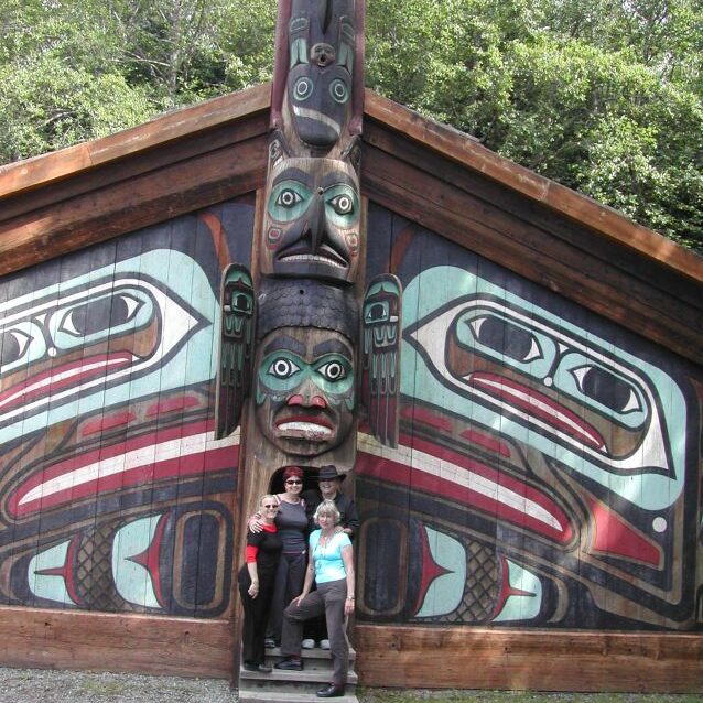 טוטם אינדיאני בהפלגה לאלסקה