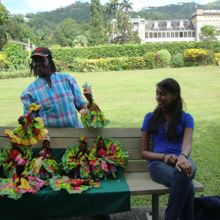 מוכרת הבובות באי ברמודה בהפלגה בקאריבים