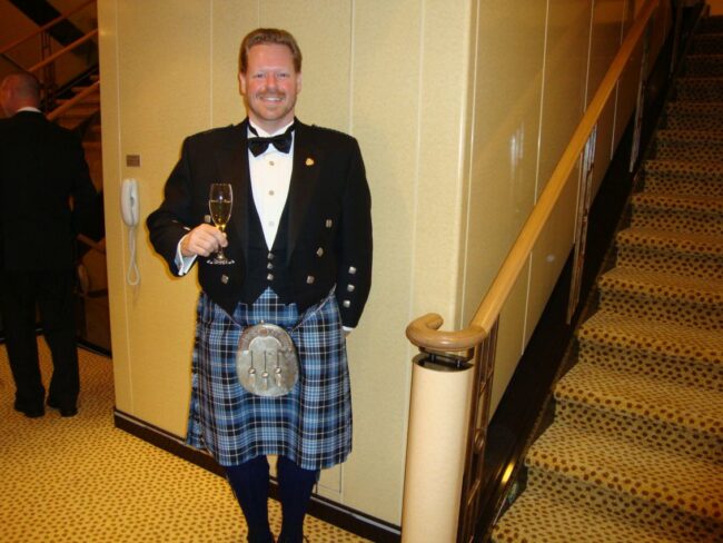 סקוטי גאה בספינה