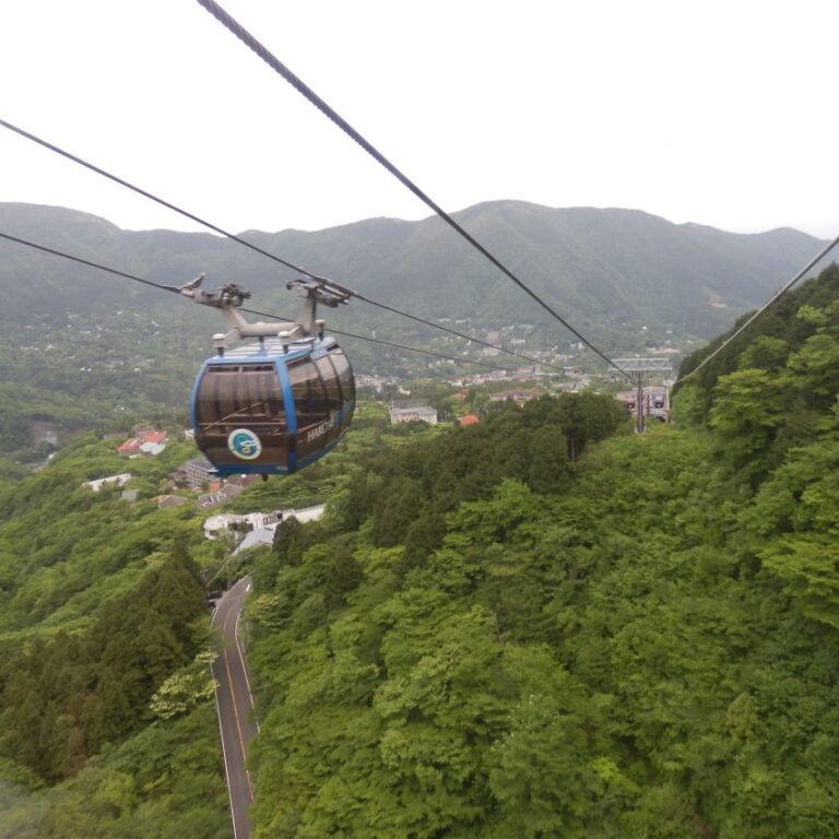 עולים ברכבל לפסגת הר יפני