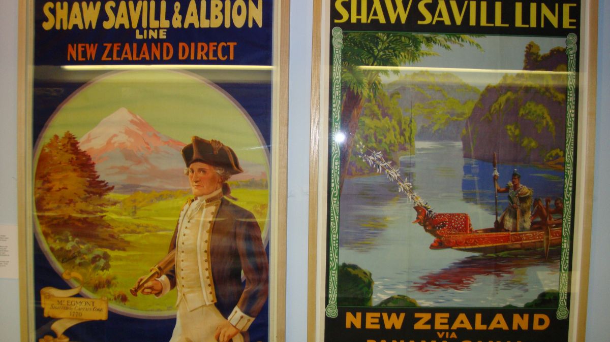 פרסומות למסע לניו זילנד בעקבות קפטן קוק