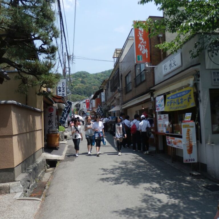 רחובות בעיר העתיקה של קיוטו