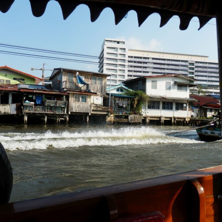 רחובות הנהר בבנגקוק, תאילנד-