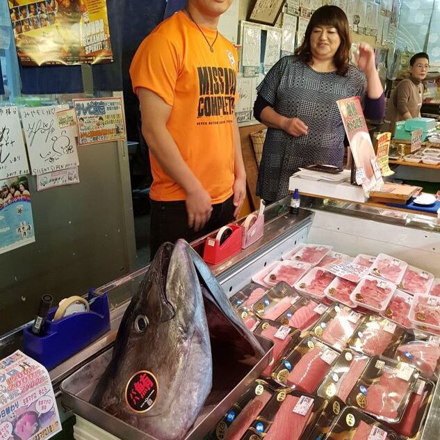 שוק הדגים בשימזו, יפן