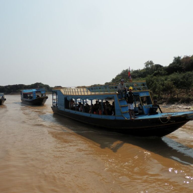 שייט על נהר המקונג בקמבודיה