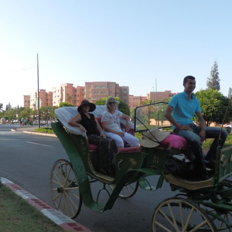 ה"ליידיס" נעות בכרכרות במארקאש