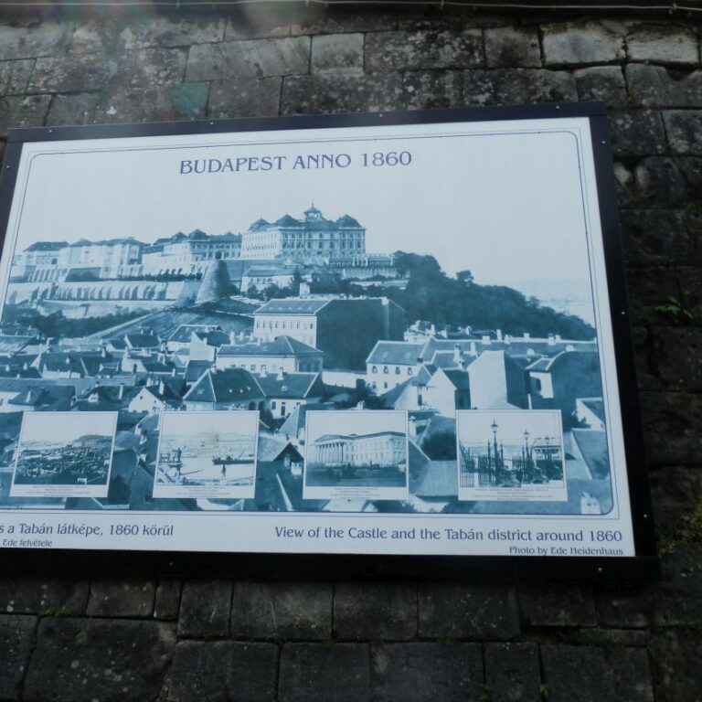 מראה העיר בודפשט בשנת 1860