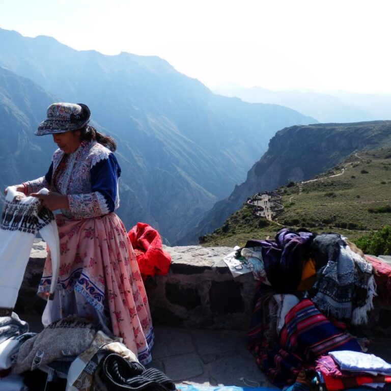 סוחרת במרומי האנדים