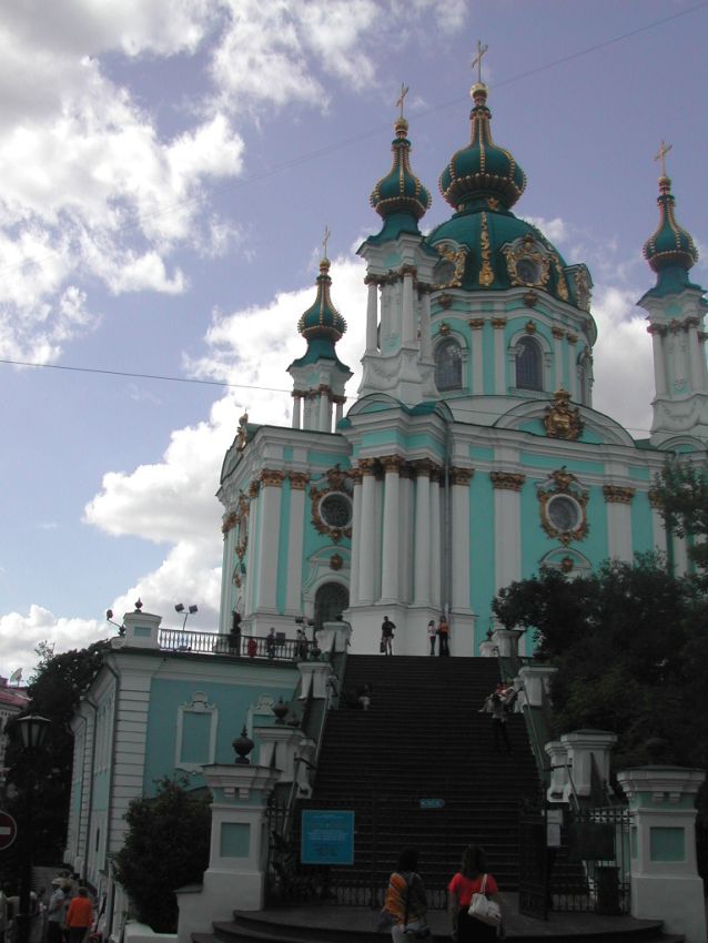 סט' אנדרו הכנסיה המרשימה בקייב אוקראיינה