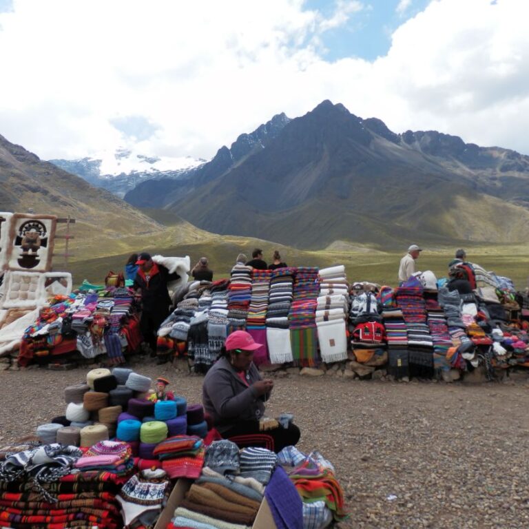 שווקים אינדיאנים בהרי האנדים-