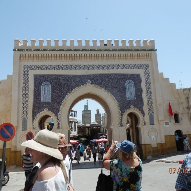 שער יפהפה בכניסה לעיר מארקאש