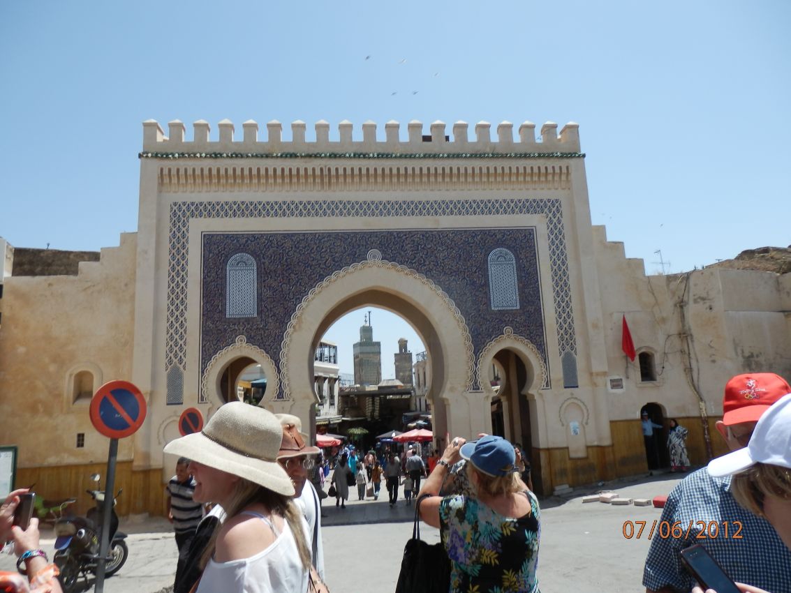 שער יפהפה בכניסה לעיר מארקאש
