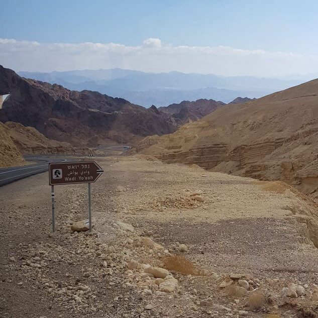נחל יואב לאורך הגבול המצרי מצפון לאילת