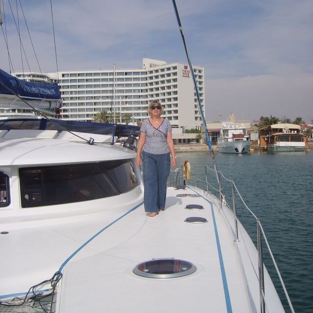 על היאכטה בנמל אילת שעליה בילנו סופשבוע ארוך