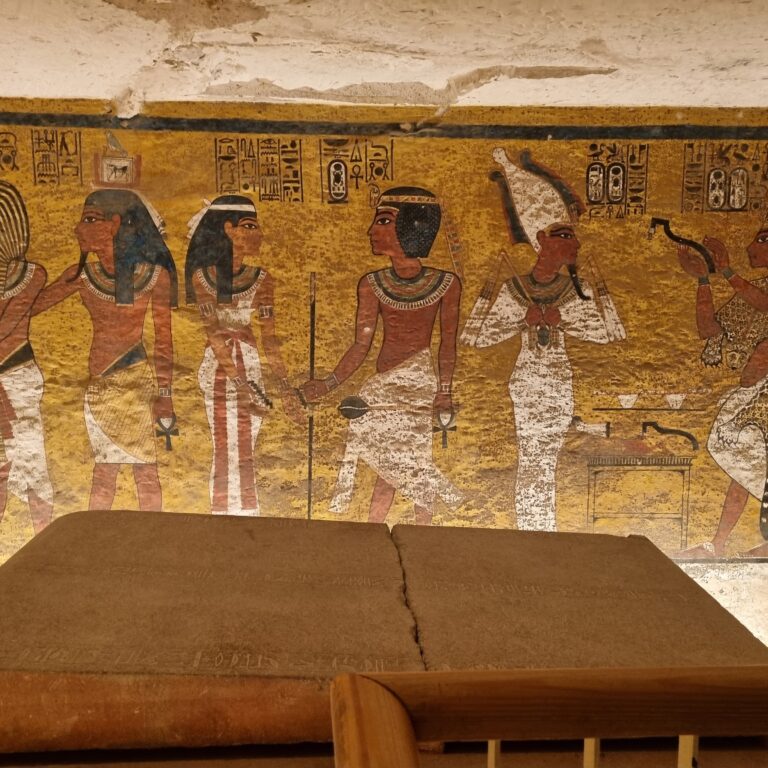 קברו של תות אנח אמון על ציורי הקיר הקסימים -האוצרות שחשף ב-1922, הארכיאולוג קארטר נותרו למזל המצרים במוזיאון בקהיר