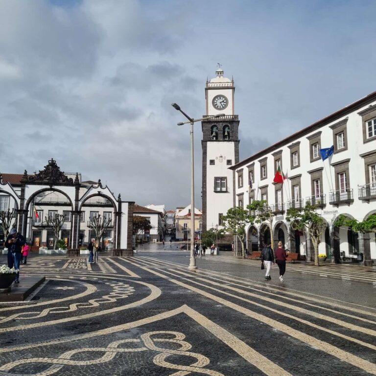 3 השערים של האי פונטה דלגדה, הגדול באיים האזורים. נהג המונית שלנו ממשפחה בת 500 שנים באי, שמונה 12,5000 תושבים וגודלו 785 קמ''ר