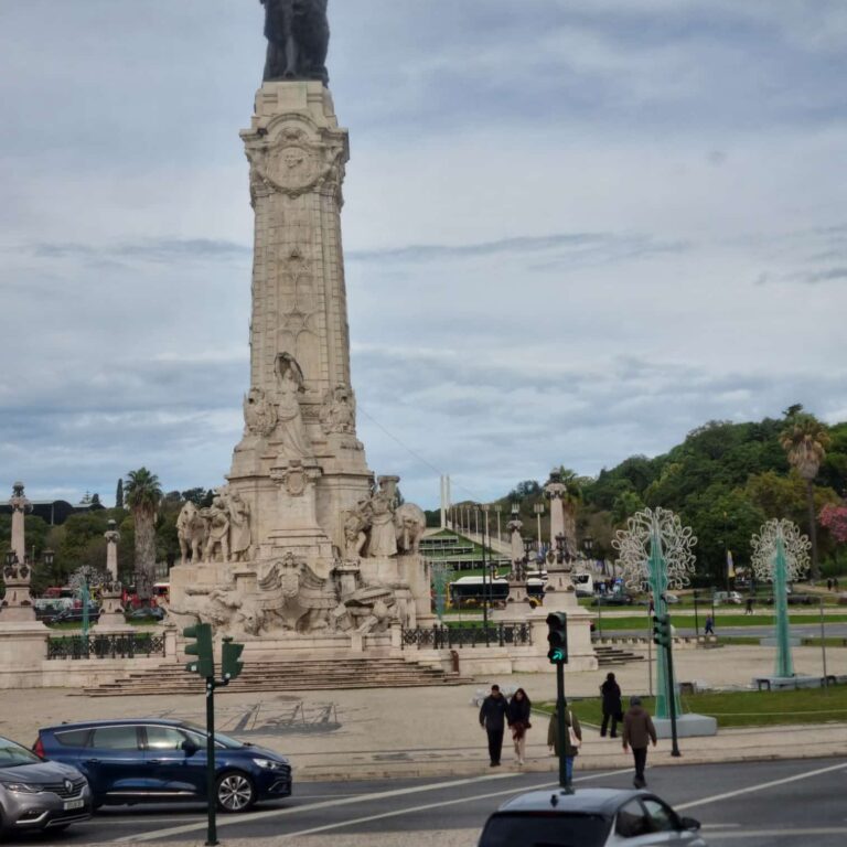 האנדרטה לזכרו של האיש שהקים את ליסבון מחדש אחרי רעידת האדמה שכמעט וחיסלה את העיר