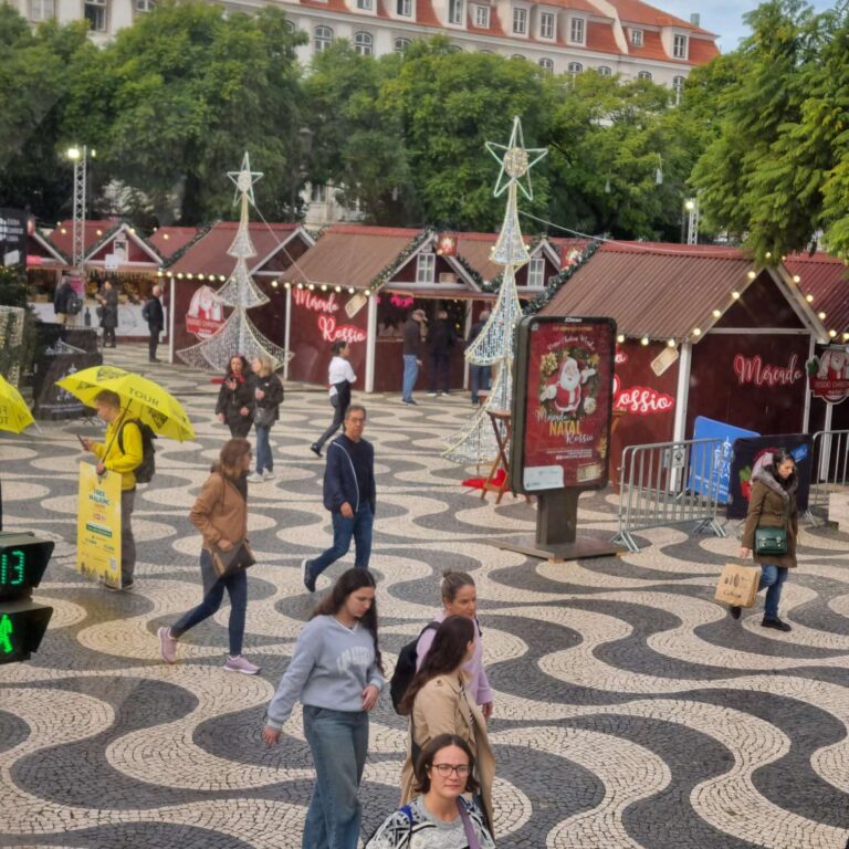 הכנות לכריסמס בליסבון