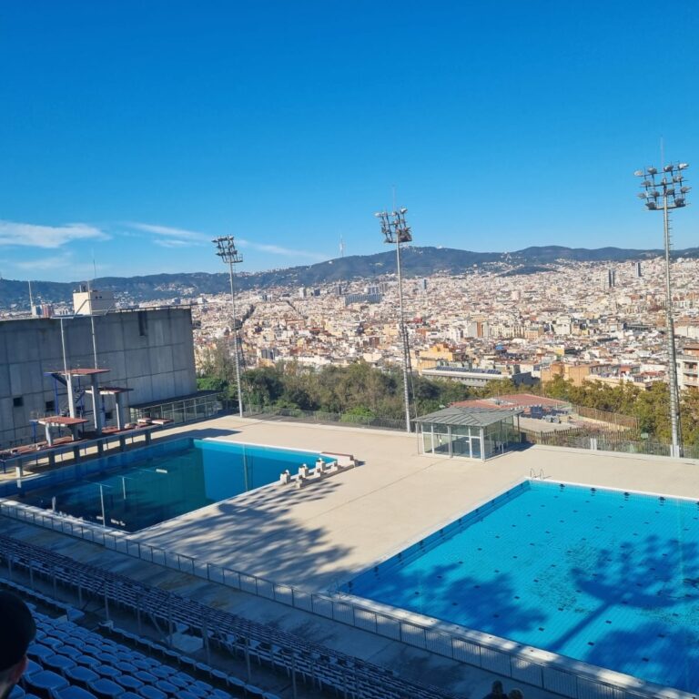 נוף ברצלונה מהמקום בו נערכה האולימפיאדה ב-1996