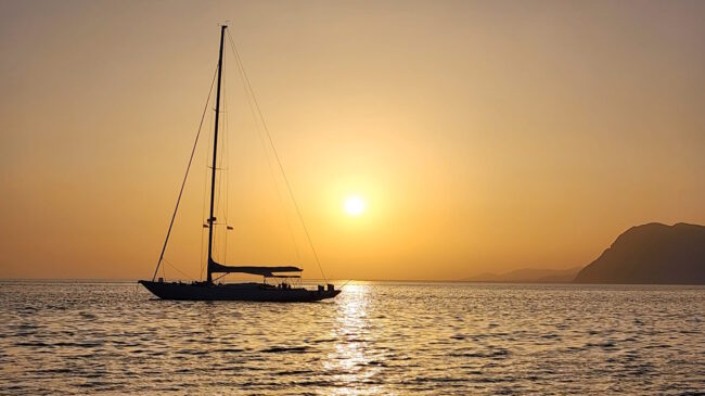 שקיעה קסומה באחד המפרצים