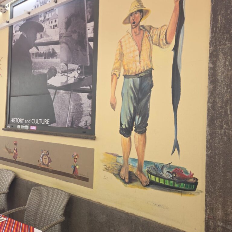 צרציל היה מאוהב באי מאדירה ובילה בו רבות בציור נופי האי