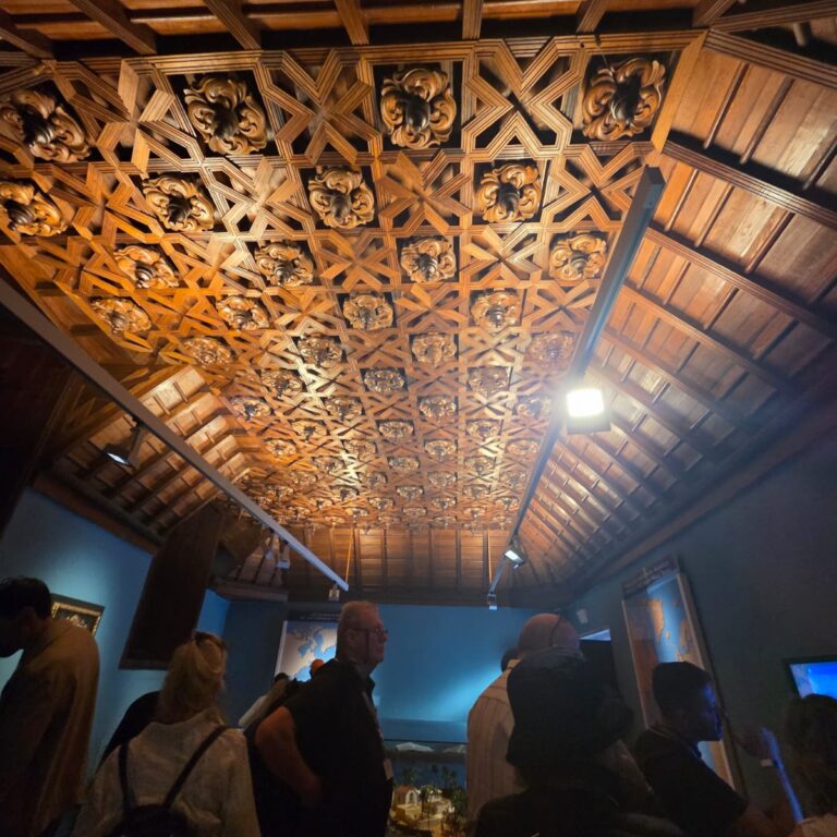 תקרת הבית בו שהה קולומבוס